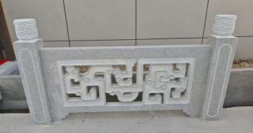 桂林芝麻白河道栏杆 桥栏杆