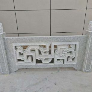 桂林芝麻白河道栏杆 桥栏杆