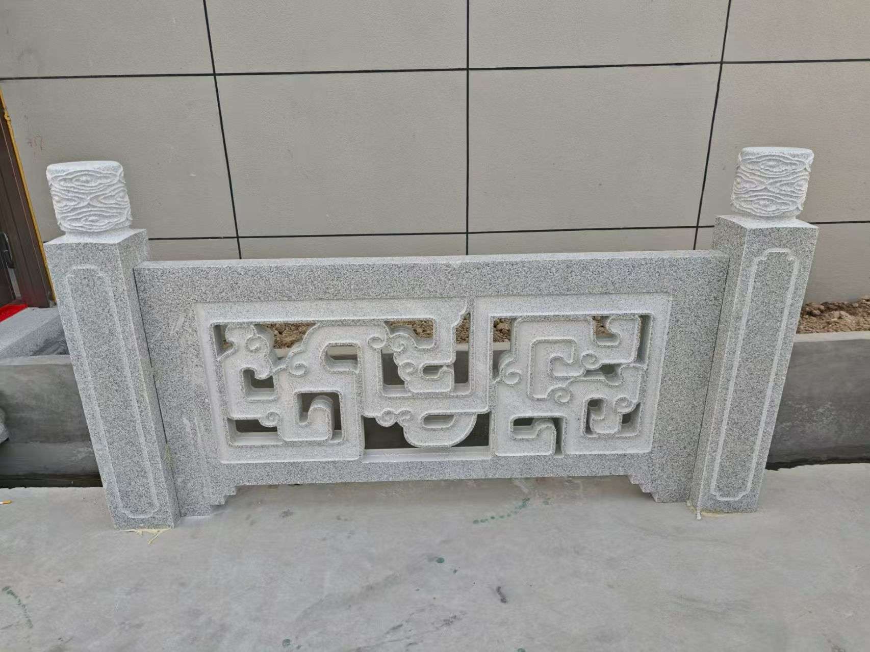 桂林芝麻白河道栏杆 桥栏杆